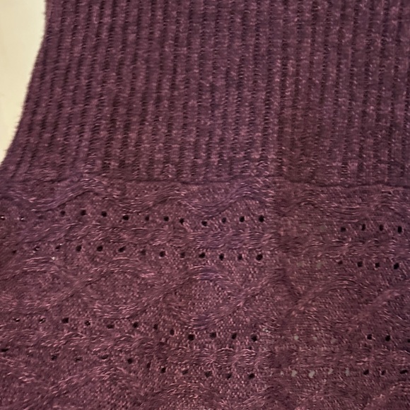 Women's Purple Cardigan Sweater size Large - Picture 6 of 7
